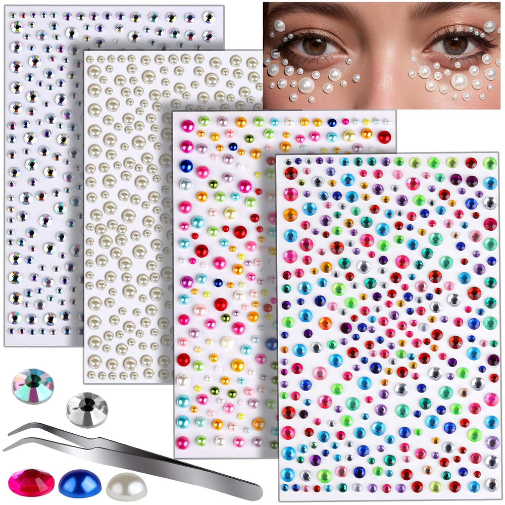 Teenitor Face Gems versatile usage for face, hair, and body adornment at events.