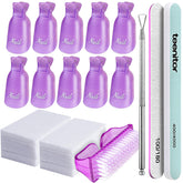 Teenitor Gel Nail Remover Kit Clips for safe at-home gel removal