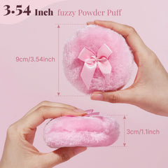 Teenitor glass crystal container in pink keeps powder neatly and attractively stored
