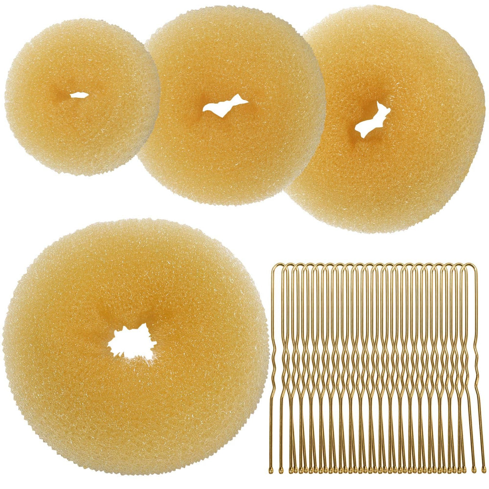 Teenitor gold bun shaper extralarge for quick voluminous updos