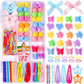 Teenitor hair accessories kit box shows organized storage for quick styling.