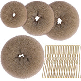 Teenitor Hair Bun Shaper extra-large donut for secure, voluminous updos.