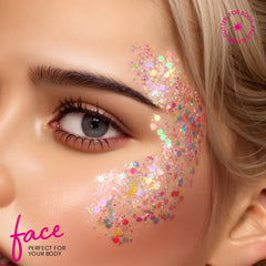 Teenitor hair glitter gleam adds festive shine without heavy residue.