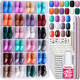 Teenitor kit de uñas postizas cortas para manicuras rápidas y versátiles.