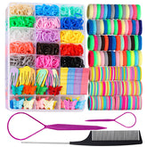 Teenitor ligas elasticas para cabello, 1250 piezas, colores variados para peinados diarios.