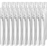 Teenitor mini spray bottle 10ml with clear body showing liquid level for easy visibility.