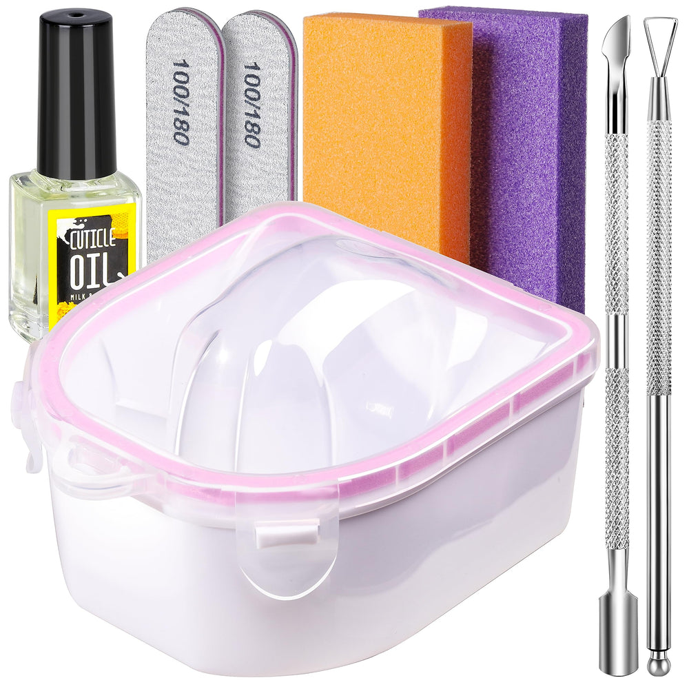 Teenitor nail soaking bowl kit ready for at-home polish removal.