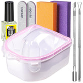 Teenitor nail soaking bowl kit ready for at-home polish removal.