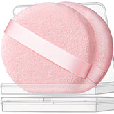 Teenitor pink powder puff 4.13-inch for smooth, even body powder application