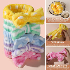 Teenitor spa headband made of washable soft fleece for easy care.