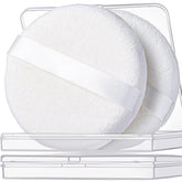 Teenitor two-piece powder puff with container for organized travel touch-ups.