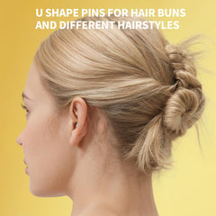 Teenitor U-shaped bun pins 2inch securing updos with ease.