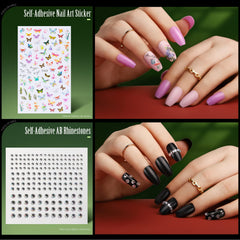 Teenitor Uñas coffin media brillo para un look deslumbrante