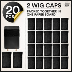 Teenitor wig cap elastic band detail emphasizes secure skin-friendly fit.