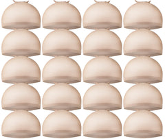 Teenitor wig cap nude nylon pack of 20 for daily use.