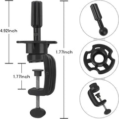 Teenitor wig stand with adjustable head holder secures wigs during styling.