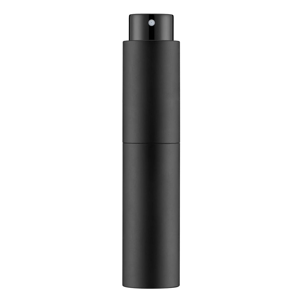 Tekson 10ml travel perfume atomizer in black, compact for on-the-go fragrance