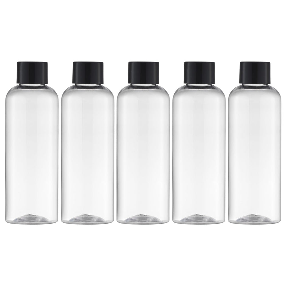 Tekson travel bottle with clear 100ml body for easy liquid monitoring