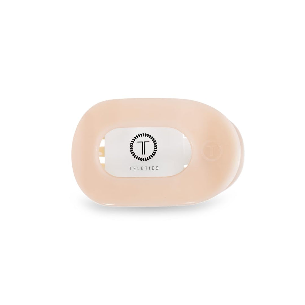 TeLETIES pinza plana redonda con agarre fuerte para todo tipo de cabello.
