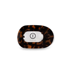 Teleties pinza plana redonda carey, sujecion fuerte para todo tipo de cabello.