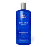 Tend Skin bottle pour demonstrating post-shave application for smoother skin