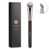 TEOYALL angled contour brush with flat head for precise cheekbone sculpting and easy blending.