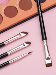 TEOYALL angled-tip eyeliner brushes provide clean lines with steady control.
