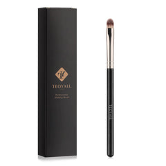 TEOYALL flat rounded concealer brush for precise coverage and seamless blending.