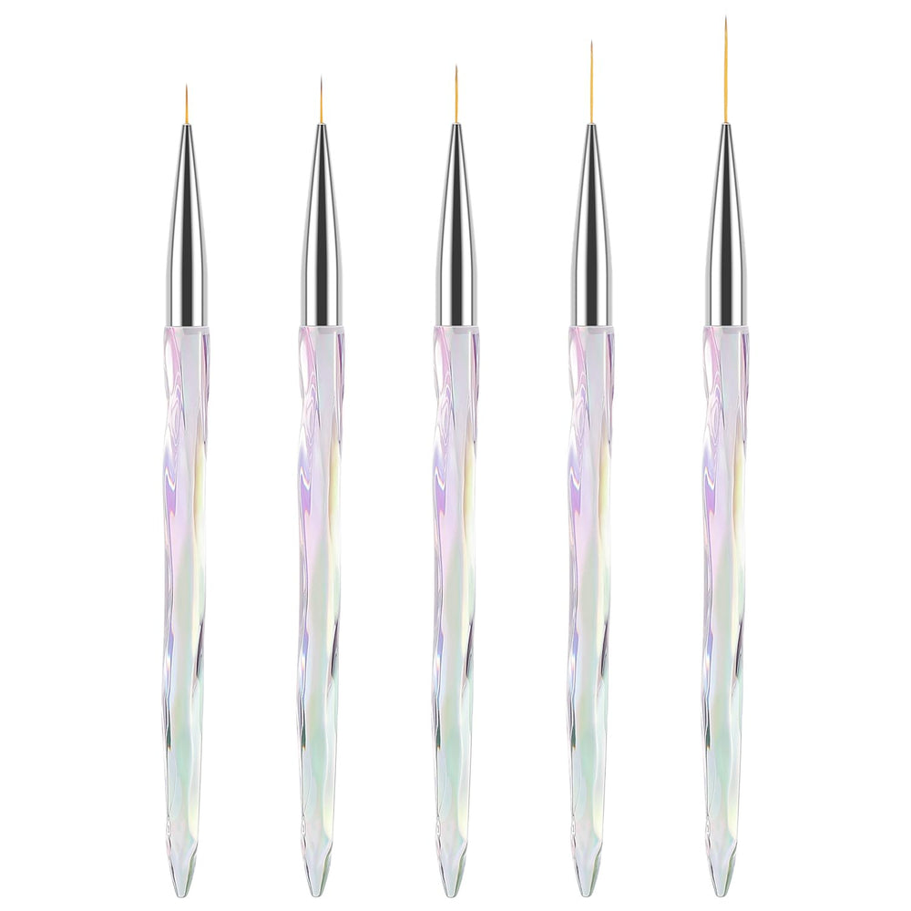 TEOYALL nail art liner brush 7mm for precise gel lines and details.