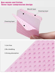 TEOYALL non-woven cleaning pads for nails and lashes prep