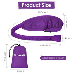 TEPENAR extendable hose offers flexible reach for versatile drying.