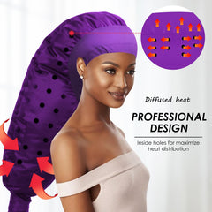 TEPENAR handsfree drying design allows multitasking during styling.