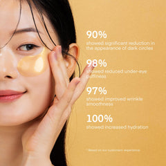 TEREZ & HONOR hydrogel sheet providing soothing hydration on skin.