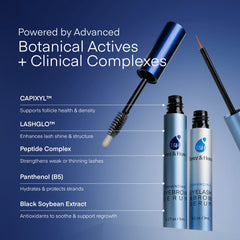 Terez & Honor Advanced eyebrow serum bottle for fuller-looking brows.