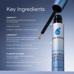 Terez & Honor Advanced Eyelash Serum brush applicator for precise, mess-free application.