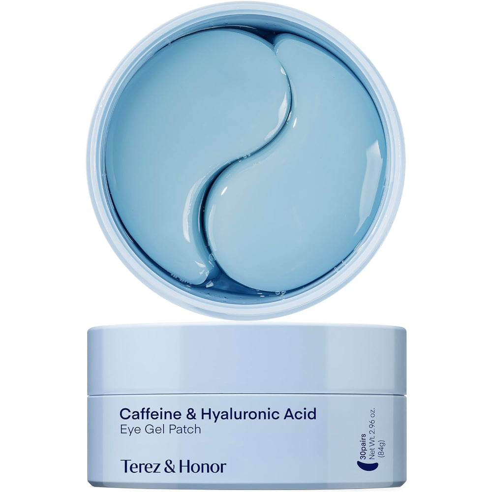 TEREZ & HONOR under-eye patches target dark circles for a refreshed look.