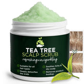Terramed exfoliante cabelludo con árbol de té para sensación fresca.