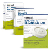 Terrasil Balanitis Soap for Men outer pack shows premium, dermatologist-tested care.
