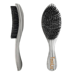 Terrilee ergonomic curved design fits the palm for steady, precise brushing.