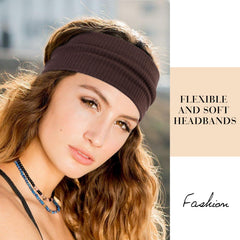 TERSE headbands ajuste elástico una talla para la mayoría.