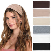 TERSE headbands anchas boho sin deslizamiento para uso diario.