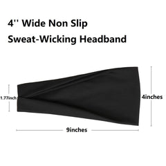 TERSE headband in white with non-slip grip for daily wear