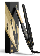 Terviiix 1/2-inch flat iron for short hair with snag-free styling and infused plates