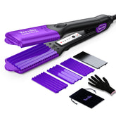 Terviiix crimper four-plates versatile texture for volume.