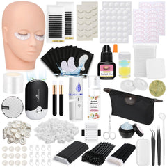 Tetutor lash kit beginner mannequin head for realistic practice and technique refinement