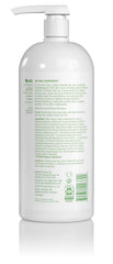 Textura de absorción rápida de Alba Botanica, deja sensación ligera sin grasa.