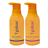 Tgideas Anti-Thinning Biotin Shampoo bottle pour promotes fuller-looking hair.
