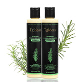 Tgideas Rosemary Biotin Shampoo bottle highlighting volumizing formula for thinning hair.