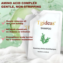 Champú Tgideas con zinc PCA, densidad capilar y mayor resistencia.