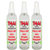 Thai Deodorant Stone Crystal Mist: desodorante natural en atomizador 8 oz para uso diario